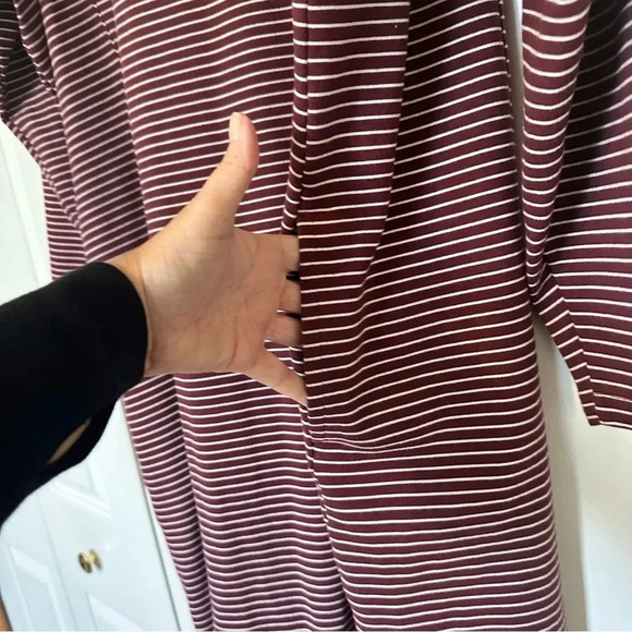 Duluth Trading Company Womens Ponte Pro Stripe Dress - Picture 4 of 6